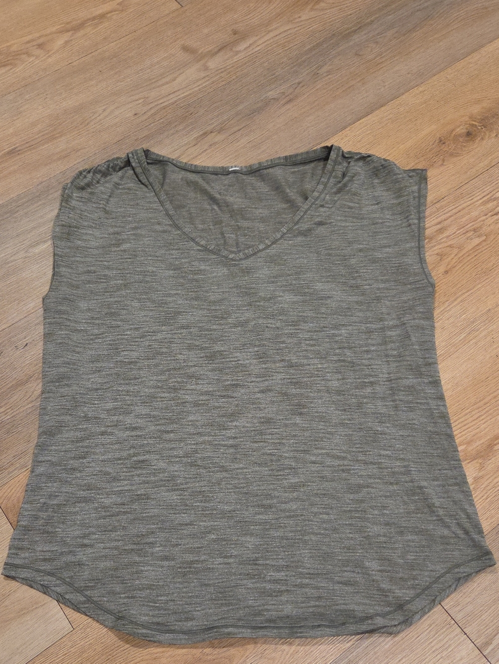 lululemon athletica Olive Green V-Neck Tank